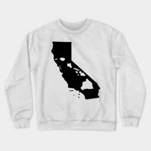 California and Hawai'i Roots by Hawaii Nei All Day Crewneck Sweatshirt